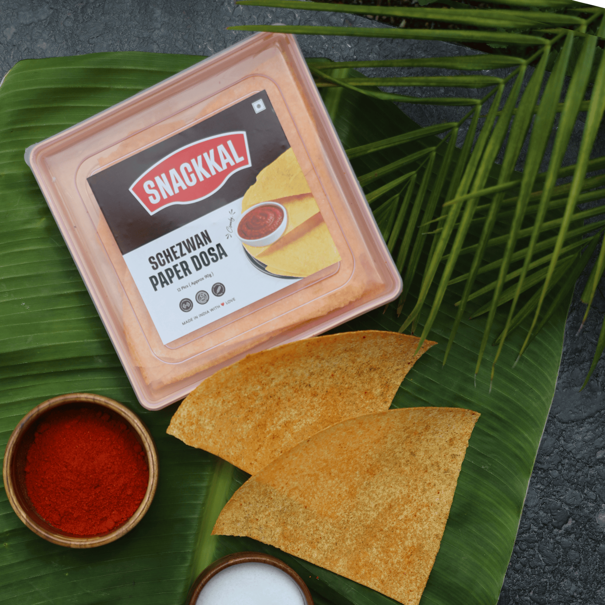 Schezwan Paper Dosa