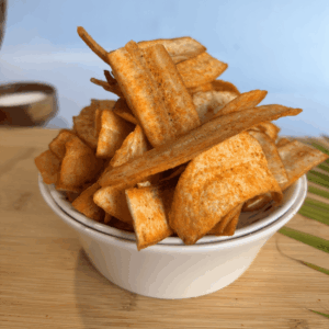 Alternative view of Long Masala Banana Chips