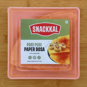 Alternative view of Panipuri Paper Dosa